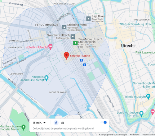 Reistijd, markering