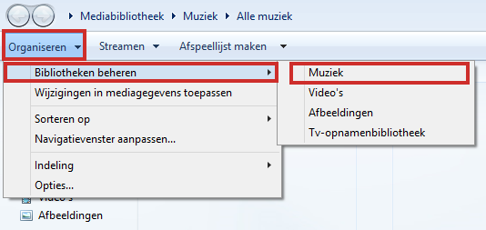Windows Media Player muziek toevoegen