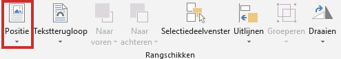 Positie van de afbeelding 