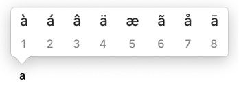 Accent maken op Mac