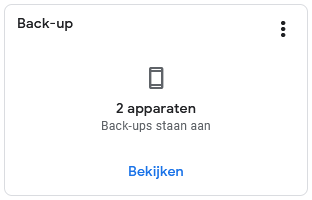 Back-up-Google One