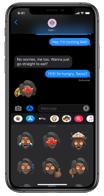 Donkere modus in iOS 13