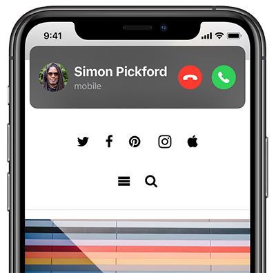 Compact belscherm in iOS 14