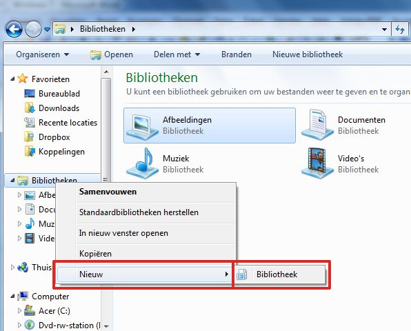 20150823_bibliotheken_W7_bibliotheek maken