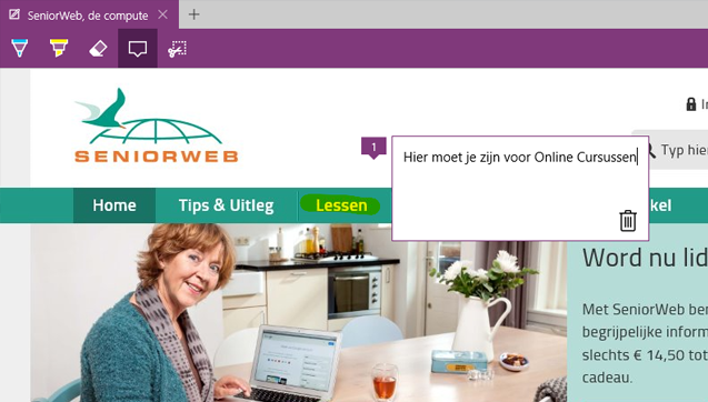 Windows10 webnotitie