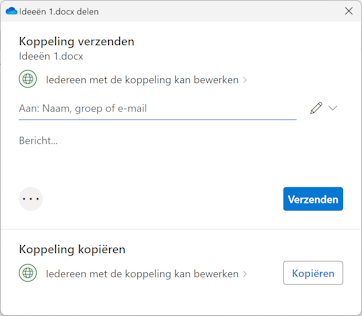 Delen OneDrive