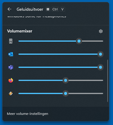 Volumemixer