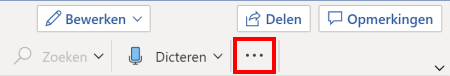Regelafstand aanpassen in Word Online
